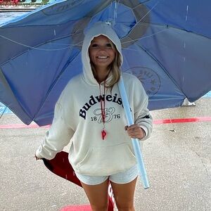 budweiser pacsun oversized hoodie